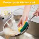 Silicone Sink Edge Protectors - Multifunction Accessories, Splash Guard & Draining Mat for Kitchen, Bathroom Sink, Steel, Granite, Quartz Countertops (Transparent, 4 * 24in)
