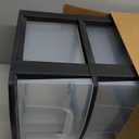 HOMZ Drawer Tower, 4-Tier Clear Plastic Storage Organizer Cart, Black Frame - Multi-Purpose Rolling Drawers with Wheels for Bedroom, Bathroom, and Office Organization (1 Pack, Clear/Black)