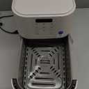 bella 6 Qt Slim Air Fryer, Fits-anywhere Kitchenware, EverGood Ceramic Nonstick Coating, Adjustable Temperature, 6 Preset Cooking Options, 60 Min Auto Shutoff w Audible Tone, 5lb Capacity, Oatmilk