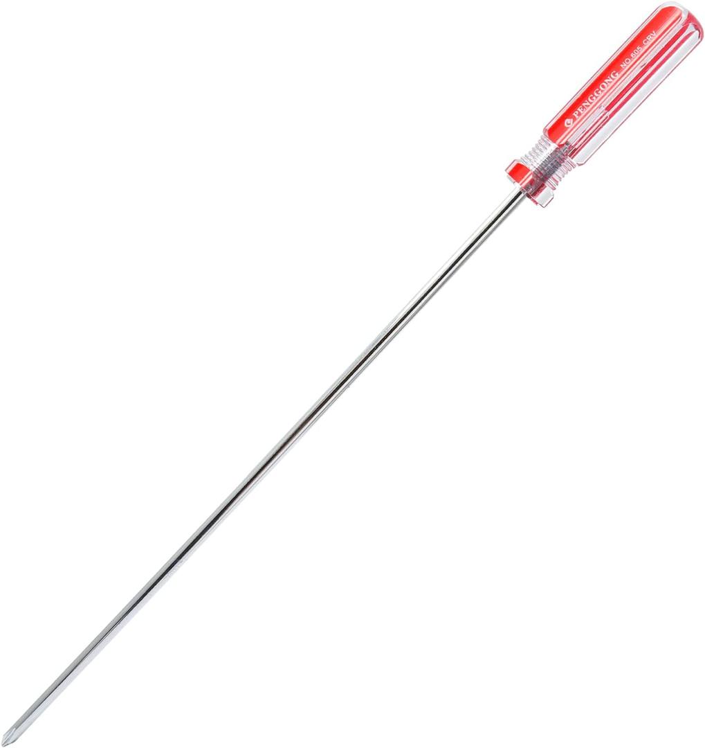 Phillips Screwdriver 10 Inch, Long Screwdriver #1 Extra Long Shaft Cross Head Screwdriver