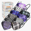 KN95 Face Masks with Design, 60 Pack Individually Wrapped, 5 layer for Adults Women Men