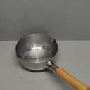 MARUYAMA GIKEN  KOURIKKA Yukihira Saucepan 18 cm (7.0 inchi), 1.8 quart KRY-18 Stainless Steel Traditional Japanese Saucepan Wood Handle  MADE IN JAPAN