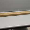 100% Privacy L-Shaped Blades Mini Blinds for Indoor Windows 1" Vinyl Cordless Window Blinds for Home, 36" W  36" H - White