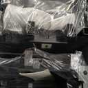 Queen Box Spring 7 Inch Low Profile Box Spring Queen Size Bed Base, 3000 lbs Black Heavy Duty Metal Mattress Foundation with Easy Clean Fabric Cover,Easy Assembly