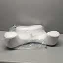 Side Sleeper Pillows with Arm Holes- Memory Foam Shoulder Pillow for Side Sleepers Neck Support & Rotator Cuff Pain Relief, 2PCS Pillowcase, Ergonomic Knee, Leg, Arm Pillow for Adults (Light Grey)