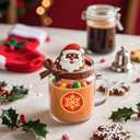 Christmas Stickers for Envelope Seals Cards Making Crafts 2 Inch Round Happy Holiday Christmas Label Card Vinyl Stickers for Mailing Baked Goods Gifts Decorative Bag (deer168)