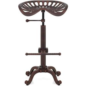 Industrial Bar Stools-Swivel Tractor Seat-Bar Height Adjustable 23-31inch-Kitchen Island Dining Chair