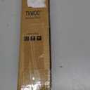 TVWOO Black Wrap Around Curtain Rods:5/8" Small Blackout Adjustable Window Curtain Rod for Bedroom Kitchen Apartment Renter Friendly,Room Darkening Curved Drapery Rods Easy Install,Matte Black 36-72"