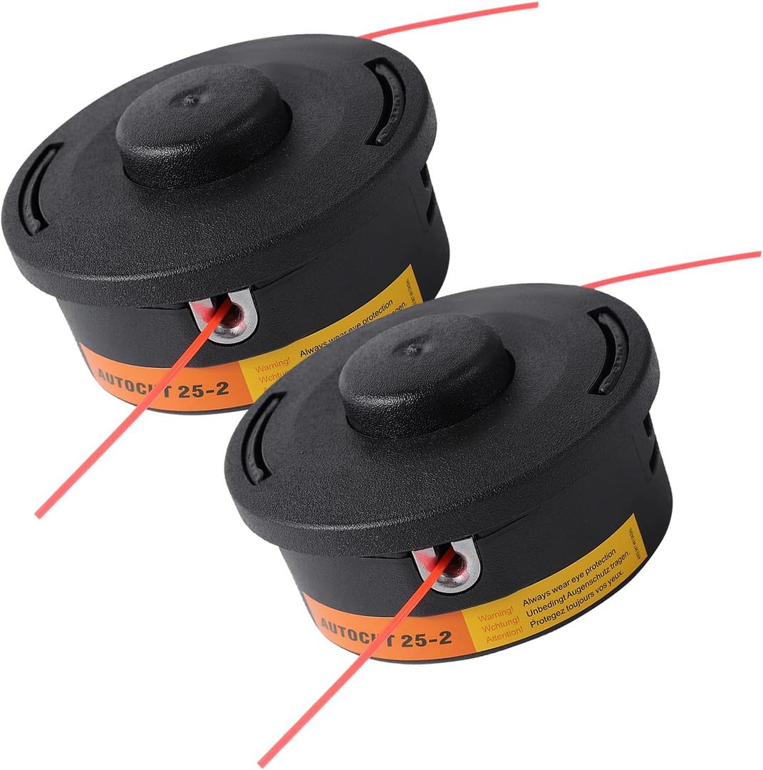 CHARMING MAY 2 Pack 25-2 Trimmer Head Replacement for Stihl FS90 FS90R FS100 FS110 FS130 FS250 FS56 FS80 FS85 FS55 FS55R Trimmer Weedeater 4002-710-2191 4002-710-2168 4002-710-2108