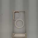 TORRAS Strong Magnetic & Seamless Stand for Samsung Galaxy S25 Ultra Case, Fit for MagSafe, Mil-Grade Drop Protection, Kickstand for Samsung Galaxy S25 Ultra Case, Translucent Back/Gold Edge