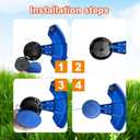 KST 120X-06 Replacement SpoolCompatible Kobalt Weed Eaterfor Kobalt KST 120X Trimmer Spool,for Kobalt Weed Eater String (6 Spools+1 Caps)