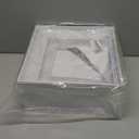 10 Pcs Buffet Food Risers, White Acrylic Dessert Cupcake Table Stands Fruit Display Shelf Set for Catering Supplies Party Jewelry Decor Risers& Protective Film (10", 9", 8", 7",6.5", 6",5",5",4", 4")