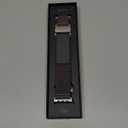 Aulumu C03 Snap Functional Titanium Buckle for Apple Watch Ultra (3/2/1) Nylon Band | Luxury Embossed Texture Knit | Quick-release Design | iWatch Bands for 49/46/45/44MM (Natural Titanium/Gray)