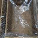 Woven Decorative Baskets Bohemian Style Set of 2 Picnic Basket with Wood Handles Rectangle Storage Baskets for Shelves Towel Bathroom