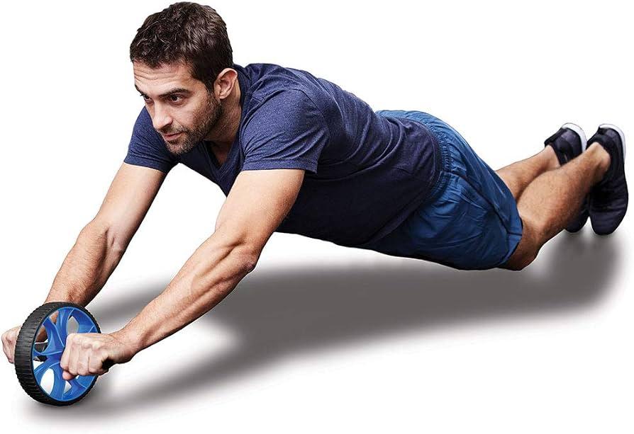 RBX Ab Roller Wheel for Core Strengthening (Blue)