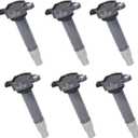 MANATEE 4606869AA Ignition Coil Pack Compatible with Dodge Charger Nitro Magnum, Chrysler 300 Sebring Pacifica Town & Country 2.7L 3.5L 4.0L V6 2006-2011, 04606869AB UF502 Set of 6