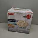 Dash SmartStore Deluxe Stirring Popcorn Maker - Hot Oil Electric Popcorn Popper with Butter-Warming Tray, Clear Serving Bowl, Storage Lid & Measuring Cup - 24 Cups, Aqua