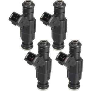 X AUTOHAUX 4 Pcs 0280156061 06A906031BA Car Fuel Injector Nozzle Replacement for Audi TT 1.8T 2001-2006 for VW Golf GTI 1.8T 01-06 for Beetle GLS 1.8 04-05