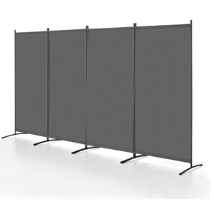 Room Divider, 4 Panel Room Divider, Folding Privacy Screen and Portable Partition Divider for Room Separation, Freestanding Room Partitions for Office, Bedroom