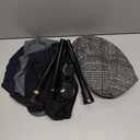 Kids 100 Days of School Costume Boys-Halloween Grandpa Old Man Costume with Accessories for 100th Day of School Party (Medium (5-7yr), Retro Black)