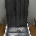 Homeiju Bookshelf, 3 Tier Industrial Bookcase, Metal Small Bookcase, Rustic Etagere Book Shelf Storage Organizer for Living Room, Bedroom, and Home Office(Grey) Patent Pending D29873033