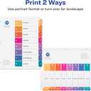 Avery 8 Tab Dividers for 3 Ring Binders, Customizable Table of Contents, Multicolor Tabs, 6 Sets (11186)