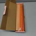 12 Inch Gradient Orange Taper Candles for Home Decoration, 8 Pack Long Candlesticks for Dinner Party Holiday Fall Halloween and Harvest