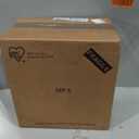 IRIS USA Remington Dog Food Storage Container, 30 lbs, 11 lbs, Airtight, Stackable, Wheels, Food Storage, Treat Box, 2-Cup Scoop