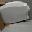JINGZE Elongated Toilet Seat Slow Close, Quiet Toilet Seat Cover with Never Loosen Durable Toilet Seat Lid Easy to Install & Clean, Polypropylene (PP), White