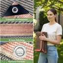 Sun Shade Cloth for Outdoor Patio,Pergola Shade Cover with Grommets Deck Shade Privacy Screen Balcony,90% UV Protection Shade Fabric Brown Sunshades for Garden Backyard Outdoor Mocha 6.5 x 10 FT