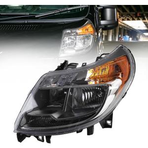 Dasbecan 6Pin Left Headlight w/DRL Compatible with 2014-22 Ram Promaster
