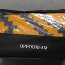 OPPODREAM Outdoor Rug 5x8 Ft, Waterproof Outdoor Plastic Straw Rug for Patio, Reversible Out Door Carpet for Camping, Deck, Rv, 5 x 8 Area Carpet for Balcony, Porch, Backyard, Black and Orange (5'x8', Orange & Black)