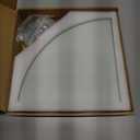 2 Sets Glass Shower Shelves - Corner Shower Shelf Organizer for Soap & Shampoo, Adhesive Bathroom Shelf, No Drilling