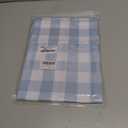 Checkered Tablecloth Rectangle Gingham Table Cloths Waterproof Wrinkle Free Buffalo Plaid Table Covers Washable for Dining, Parties & Outdoor Picnic(Light Blue,52"70")