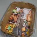 Air Fryer Liner Rectangular for Ninja Foodi Dual Basket 8QT 10QT, Bella Air Fryer Accessories, Air Fryer Liners 4 qt Rectangle, 125Pcs Parchment Paper liners for DZ201,DZ401, FG551