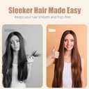 Boar Bristle Hair Brush - 100% Soft Boar Bristle Brush for Women Men Kids Restore Shine and Fine - Wooden Slick Back Hairbrush with Plastic Tail Comb for Short Thin Dry Hair (Brown)