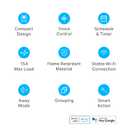 Kasa Smart Plug Mini 15A, Smart Home Wi-Fi Outlet Works with Alexa, Google Home & IFTTT, No Hub Required, UL Certified, 2.4G WiFi Only, 4-Pack(EP10P4) , White