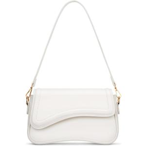 KKXIU Shoulder Bag for Women Small Clutch Purses Cute Hobo Handbag Trendy Underarm Bag (Beige)