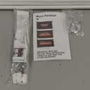 Reinforced 42 Extra Tall Retractable Dog Gate for Doorways 60 Wide Mesh Baby Gate, Tall Baby Gates for Stairs with Rods to Prevent Crawling Through Retractable Pet Gate Indoor Outdoor, White