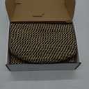 Jute Toilet Paper Storage Basket with Lid,Bathroom Toilet Paper Holder Stand for 3 Mega Rolls,Tissue Holder for Bathroom with Removable Waterproof Insert, 7"x7"x13.5"