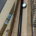 Amazon Basics No Drill Spring Tension Curtain Rod, Adjustable 36-54" Width, Bronze, Classic Finial