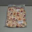 HINTINA Toddler Girl Christmas Dress Flared Sleeve Ruffle Xmas Dresses (4-5T, Khaki)