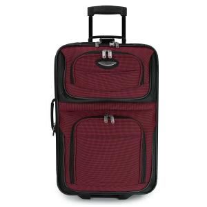 Travel Select Amsterdam Expandable Rolling Upright Luggage Red 1-Piece Set, 25" x 15"