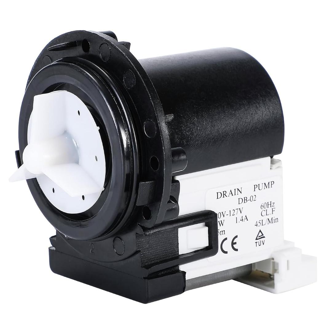 Washer Drain Pump Motor L-G WM2016CW WM3670HVA/HWA WM2301HR/W WM2101HW WM2487HWMA/RMA WM2050CW WM3997HWA WM3488HW WM8000HWA WM9000HVA.