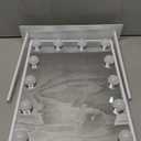 FENCHILIN Lighted Makeup Mirror Hollywood Mirror Vanity Makeup Mirror with Light Smart Touch Control 3Colors Dimmable Light Detachable 10X Magnification 360°Rotation(White)