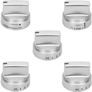 Puzau| WB03X24988 Range Knob, WB03X24990 WB03X24991Gas Stove Knob Replacement for ge, Compatible with ge Burner Control Knobs P2B940SEJ1SS P2B940SEJ2SS P2B940SEJ3SS P2B940SEJ4SS P2B940SEJ7SS