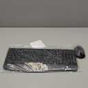 Wireless Keyboard and Mouse Combo, Full-Sized 2.4GHz Wireless Keyboard with Comfortable Palm Rest and Optical Wireless Mouse for Windows, Mac OS PC/Desktops/Computer/Laptops (Black)