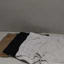 Ficerd 3 Pack Women's Sweat Shorts, Elastic High Waist Shorts Casual Summer Lounge Cotton Comfy Athletic Shorts with Pockets(Black, Light Gray, Brown, Large)