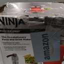 Ninja QB900B Master Prep Food Processor Blender with 48 oz Pitcher & 16 oz Chopping Bowl, Perfect for Frozen Blending & Chopping, 400 Watts, Dishwasher Safe, Countertop, Grey (Gray)