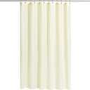 N&Y HOME Fabric Shower Curtain or Liner with Magnets - Cream Shower Curtain for Bathroom with Hotel Quality, Machine Washable - Sand, 72x72